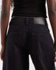 ASOS DESIGN ASOS DESIGN High rise relaxed roll hem jeans in black - 4