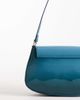 ASOS DESIGN ASOS DESIGN high shine flap shoulder bag in ombre blue-Yellow - 2
