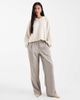 ASOS DESIGN ASOS DESIGN high v banana sleeve sweater in cream-White - 3