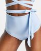 ASOS DESIGN ASOS DESIGN high waist bikini bottom in blue-Blues - 4
