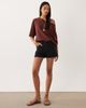 ASOS DESIGN ASOS DESIGN high waist denim shorts in black - 2
