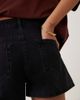 ASOS DESIGN ASOS DESIGN high waist denim shorts in black - 4