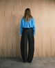 ASOS DESIGN ASOS DESIGN high waisted barrel leg jeans in gray tonal wash - 3