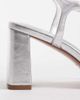 ASOS DESIGN ASOS DESIGN Highgate mid block heel sandals in silver - 3