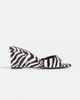ASOS DESIGN ASOS DESIGN Hola mid wedge mules in zebra-Multi - 2
