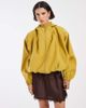 ASOS DESIGN ASOS DESIGN hooded zip up sporty modal bomber jacket in tobacco-Brown - 1