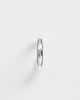 ASOS DESIGN ASOS DESIGN hoop earrings in sleek hollow tube design in silver - 2