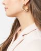 ASOS DESIGN ASOS DESIGN hoop earrings with teardrop pearls in gold tone - 1