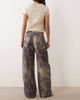 ASOS DESIGN ASOS DESIGN horseshoe barrel leg jean in camo print-MULTI - 2
