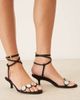 ASOS DESIGN ASOS DESIGN Hotcake embellished kitten heel sandals in black - 2