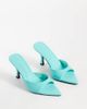 ASOS DESIGN ASOS DESIGN Hotline pointed heeled mules in Turquoise-Blue - 3
