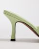 ASOS DESIGN ASOS DESIGN Hotline pointed toe heeled mules in lime green - 3