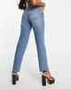 ASOS DESIGN ASOS DESIGN Hourglass cotton blend low rise straight leg jeans in mid wash blue - MBLUE-Blues - 2