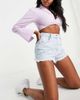 ASOS DESIGN ASOS DESIGN Hourglass mom short in light blue-White - 4