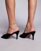 ASOS DESIGN ASOS DESIGN Husky mid heel mules in black suedette - 3