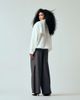 ASOS DESIGN ASOS DESIGN iconic funnel neck sports jacket in ivory-White - 4