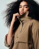 ASOS DESIGN ASOS DESIGN iconic funnel neck sports jacket in mocha-Brown - 2
