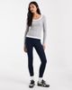 ASOS DESIGN ASOS DESIGN interlock leggings in navy - 1