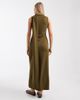 ASOS DESIGN ASOS DESIGN interlock sleeveless maxi dress with scarf detail in khaki green - 4