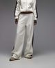 ASOS DESIGN ASOS DESIGN interlock sweatpants with chocolate contrast tipping in cream - part of a set-White - 2