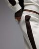 ASOS DESIGN ASOS DESIGN interlock sweatpants with chocolate contrast tipping in cream - part of a set-White - 4