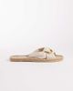 ASOS DESIGN ASOS DESIGN Jade knotted espadrille mules in stone-Neutral - 3