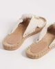 ASOS DESIGN ASOS DESIGN Jade knotted espadrille mules in stone-Neutral - 4