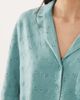 ASOS DESIGN ASOS DESIGN Jersey broderie collared button down shirt in washed blue - 3