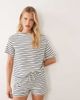 ASOS DESIGN ASOS DESIGN jersey shorts in mono stripes - part of a set-Multi - 1