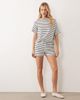 ASOS DESIGN ASOS DESIGN jersey shorts in mono stripes - part of a set-Multi - 2