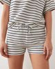 ASOS DESIGN ASOS DESIGN jersey shorts in mono stripes - part of a set-Multi - 3