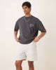 ASOS DESIGN ASOS DESIGN jersey shorts with print in heather gray - part of a set - 1