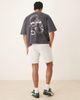 ASOS DESIGN ASOS DESIGN jersey shorts with print in heather gray - part of a set - 2