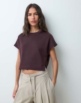ASOS DESIGN ASOS DESIGN Jersey top in brown