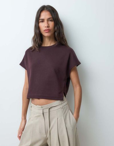 ASOS DESIGN ASOS DESIGN Jersey top in brown