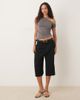 ASOS DESIGN ASOS DESIGN jersey twill off shoulder top in dark gray - 4
