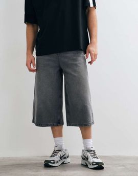 ASOS DESIGN ASOS DESIGN jort in longer length in washed gray