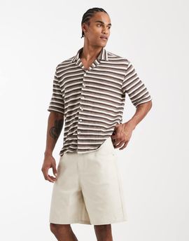 ASOS DESIGN ASOS DESIGN jorts in mid length in stone-Neutral