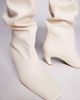 ASOS DESIGN ASOS DESIGN Kayla slouch chisel toe over the knee boots in buttermilk-Neutral - 2