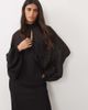 ASOS DESIGN ASOS DESIGN keyhole overlay blouson sleeve with bias cami maxi dress underneath in black-Brown - 2