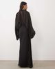 ASOS DESIGN ASOS DESIGN keyhole overlay blouson sleeve with bias cami maxi dress underneath in black-Brown - 3