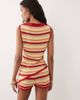 ASOS DESIGN ASOS DESIGN knit asymmetric top in stripes - part of a set-Multi - 4