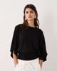 ASOS DESIGN ASOS DESIGN knit batwing waisted top in black - 1