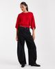 ASOS DESIGN ASOS DESIGN knit batwing waisted top in red - 2