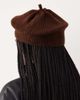 ASOS DESIGN ASOS DESIGN knit beret in chocolate-Brown - 2
