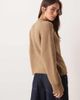 ASOS DESIGN ASOS DESIGN knit cardigan with high neck in mocha-Neutral - 4