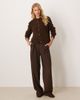 ASOS DESIGN ASOS DESIGN knit cardigan with patch pockets with wool in brown-Red - 3