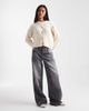 ASOS DESIGN ASOS DESIGN knit cardigan with rolled cuffs in ecru-White - 2