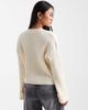 ASOS DESIGN ASOS DESIGN knit cardigan with rolled cuffs in ecru-White - 4