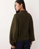 ASOS DESIGN ASOS DESIGN knit cardigan with wool in khaki-Green - 4